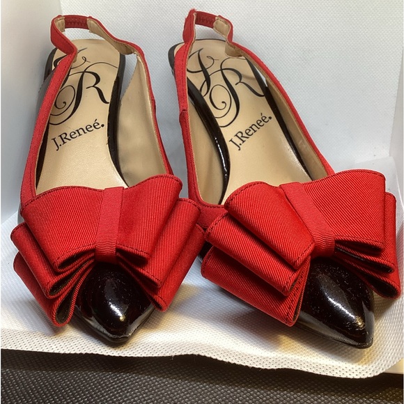 J.RENEE RED AND BLACK HEELS - Picture 10 of 12